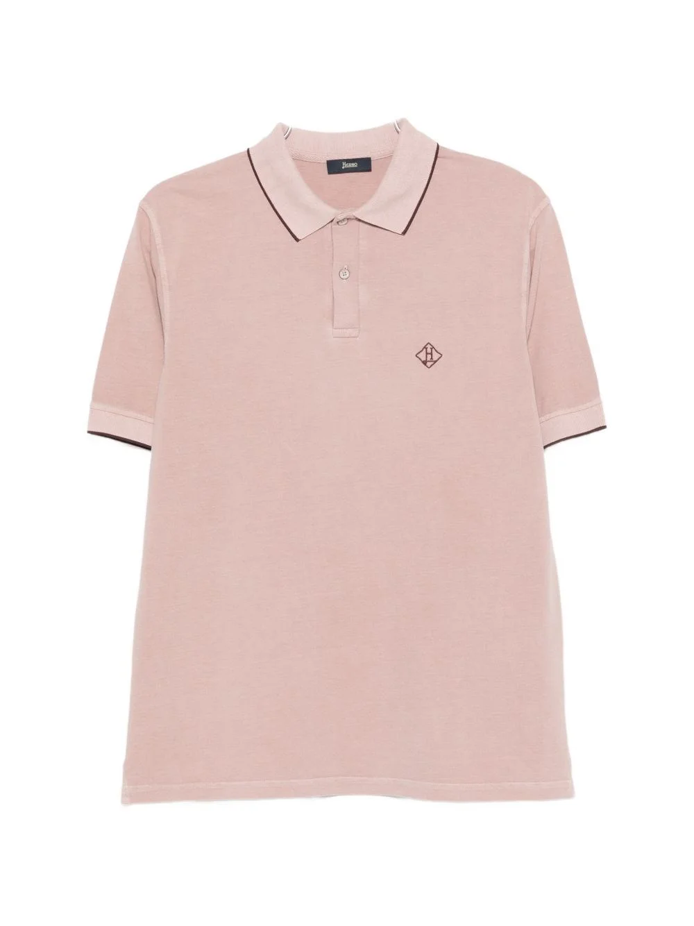 Logo cotton polo shirt - 1