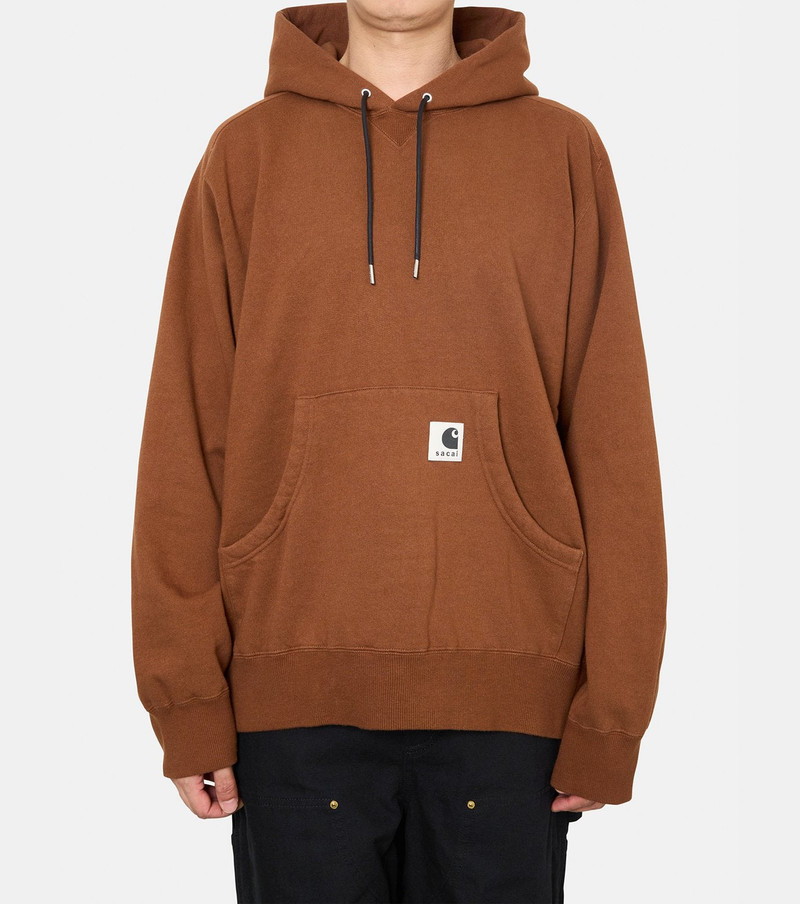 sacai Carhartt WIP Cotton Jersey Hoodie outlook