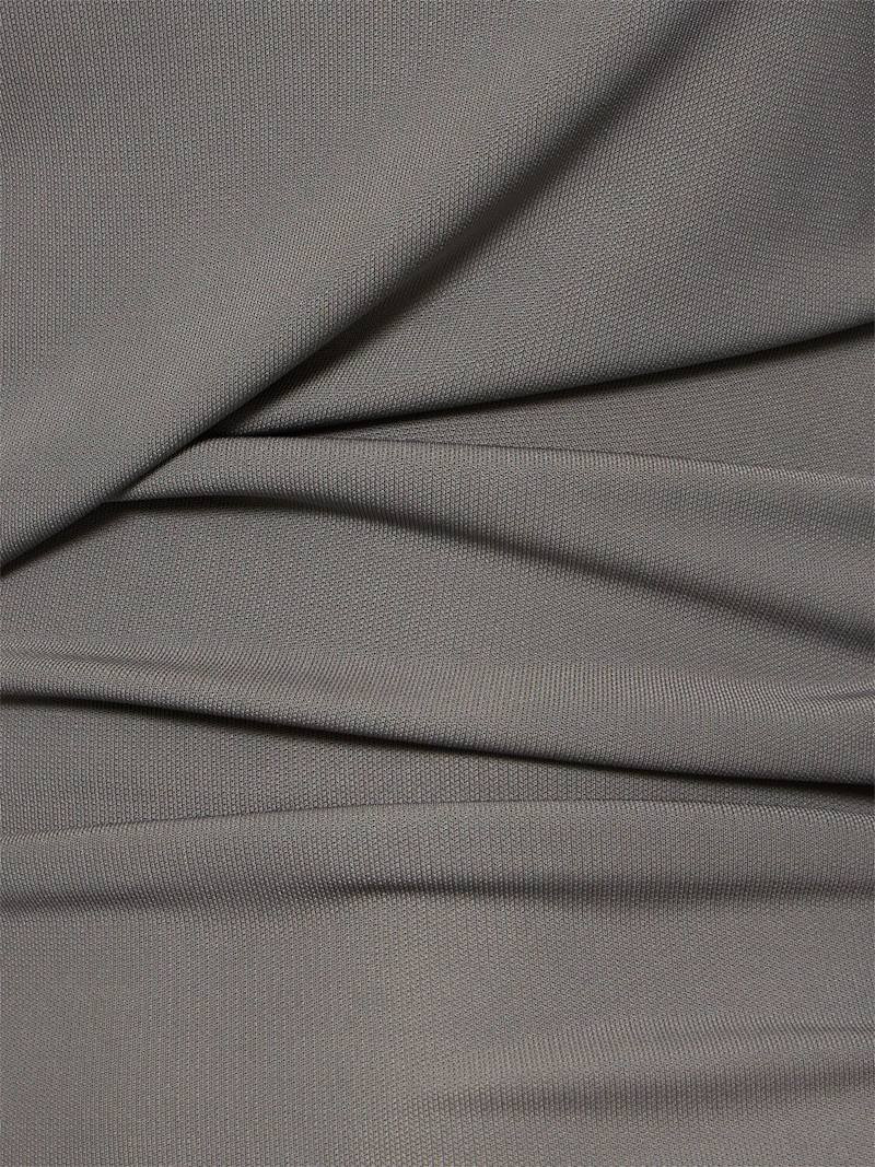 One-shoulder viscose jersey long dress - 3