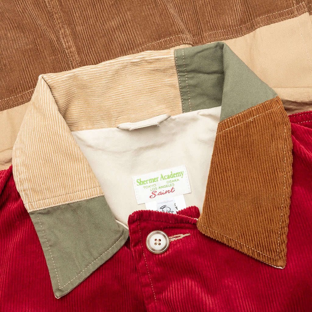 SAINT MICHAEL X SHERMER ACADEMY SAFARI JACKET - MULTI - 3