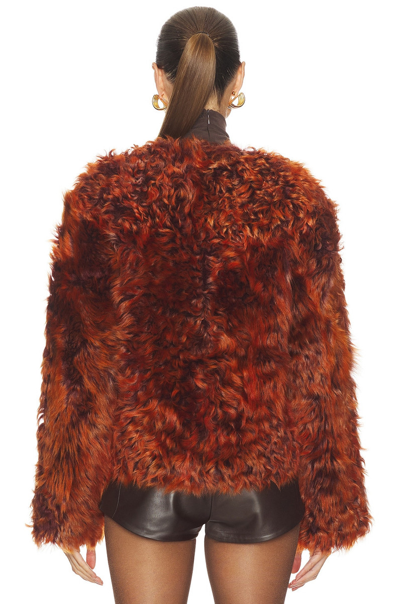 ULLA JOHNSON Irina Shearling Coat outlook