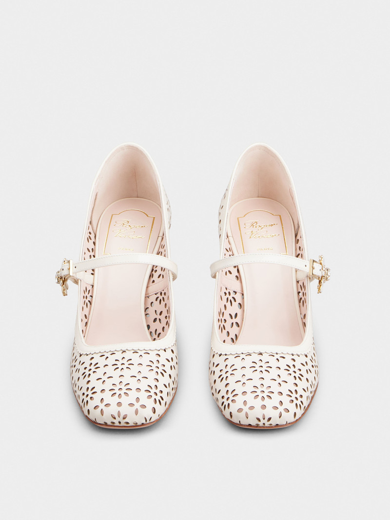 Très Vivier Mary Jane Pumps in leather 7