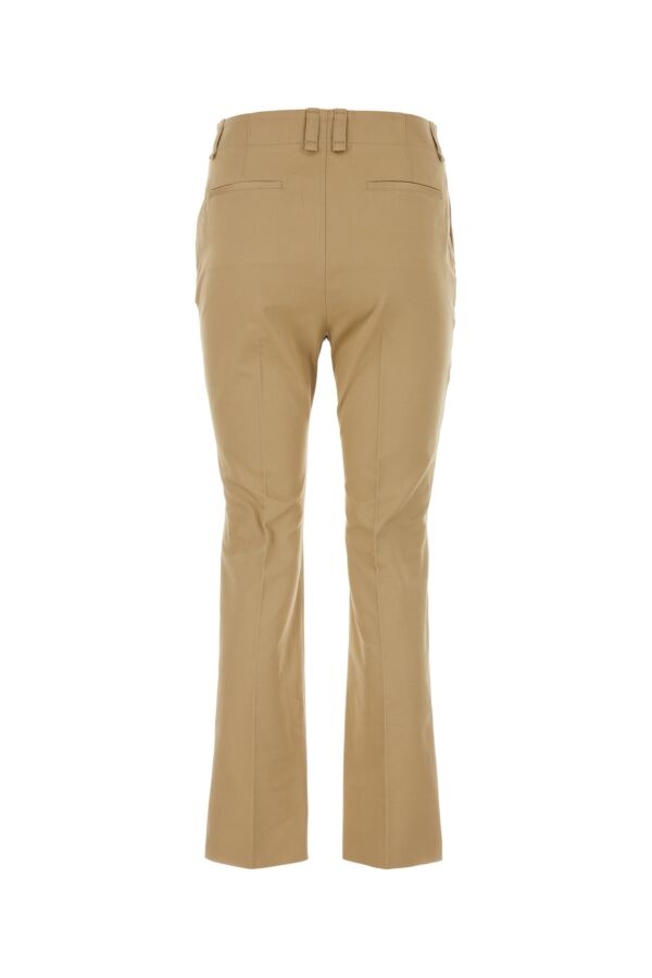 パンツ SAINT LAURENT Camel Cotton Pant Saint Laurent Chic Camel Cotton Pants For Women In Beige O