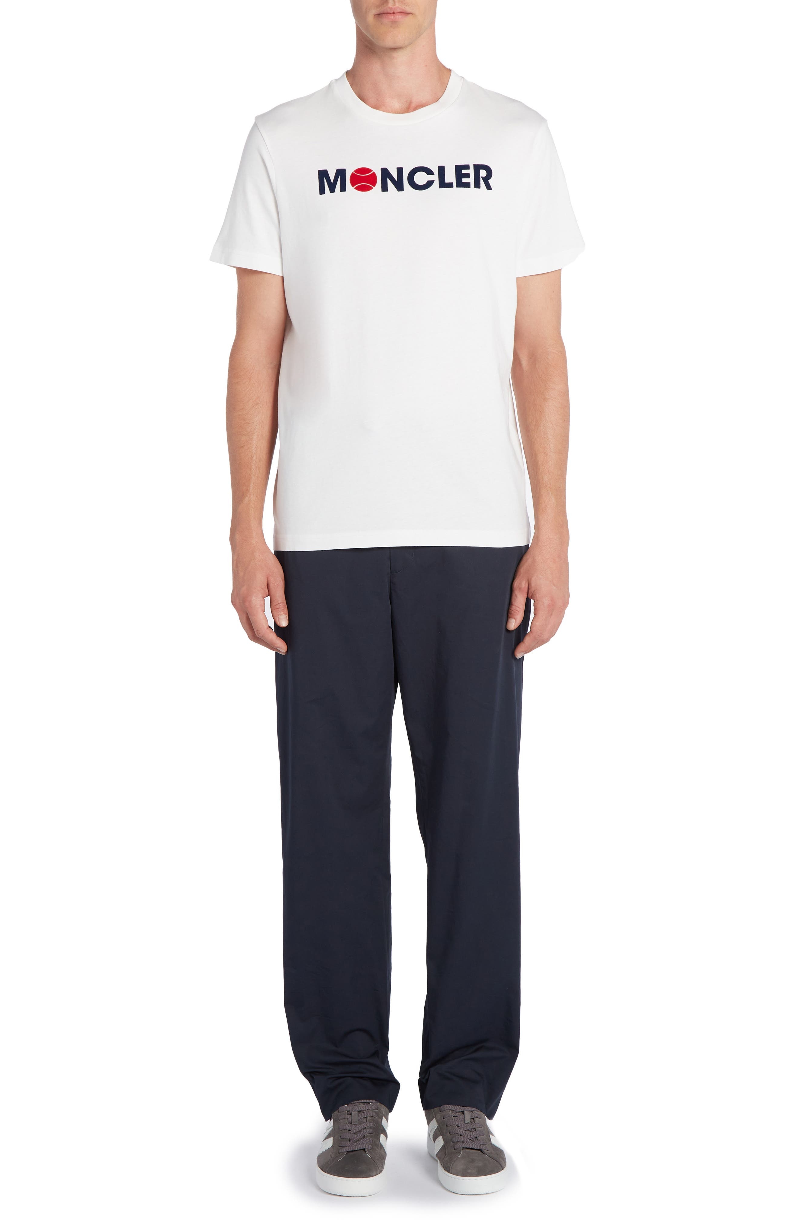 Flocked Logo Cotton T-Shirt - 2