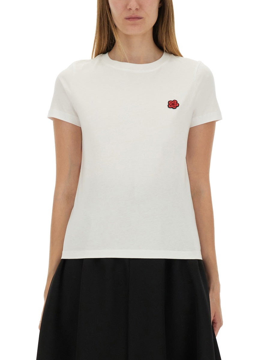 Kenzo Women "Boke Flower" Cotton T-Shirt - 1