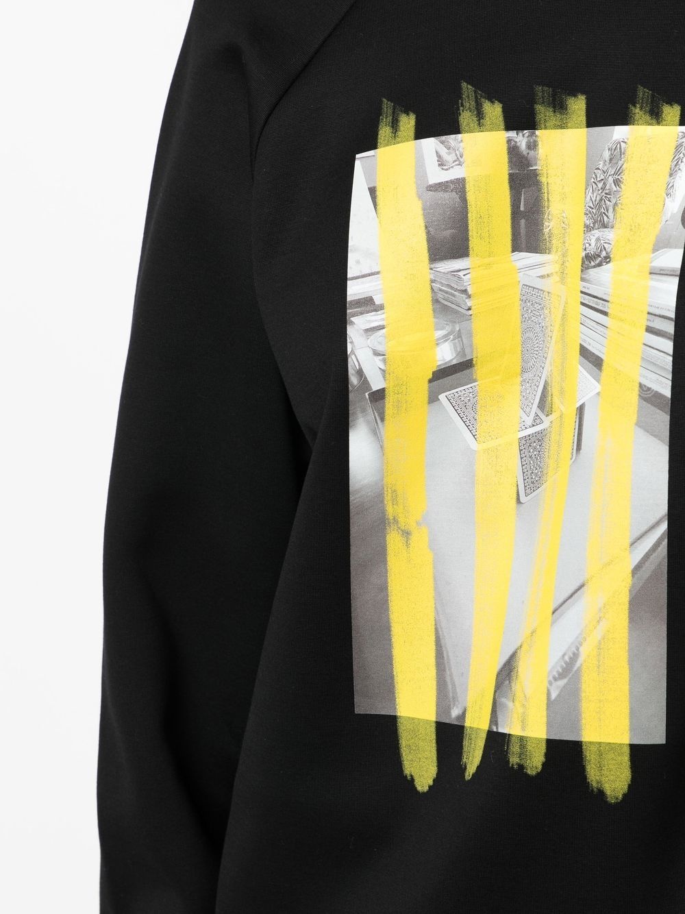 graphic-print detail sweatshirt - 5