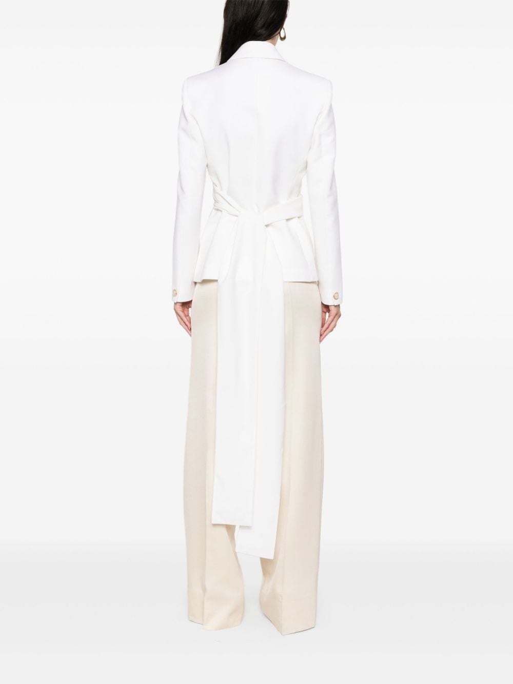 virgin wool wrap tuxedo - 4