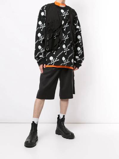 MASTERMIND WORLD all-over skull print sweatshirt outlook