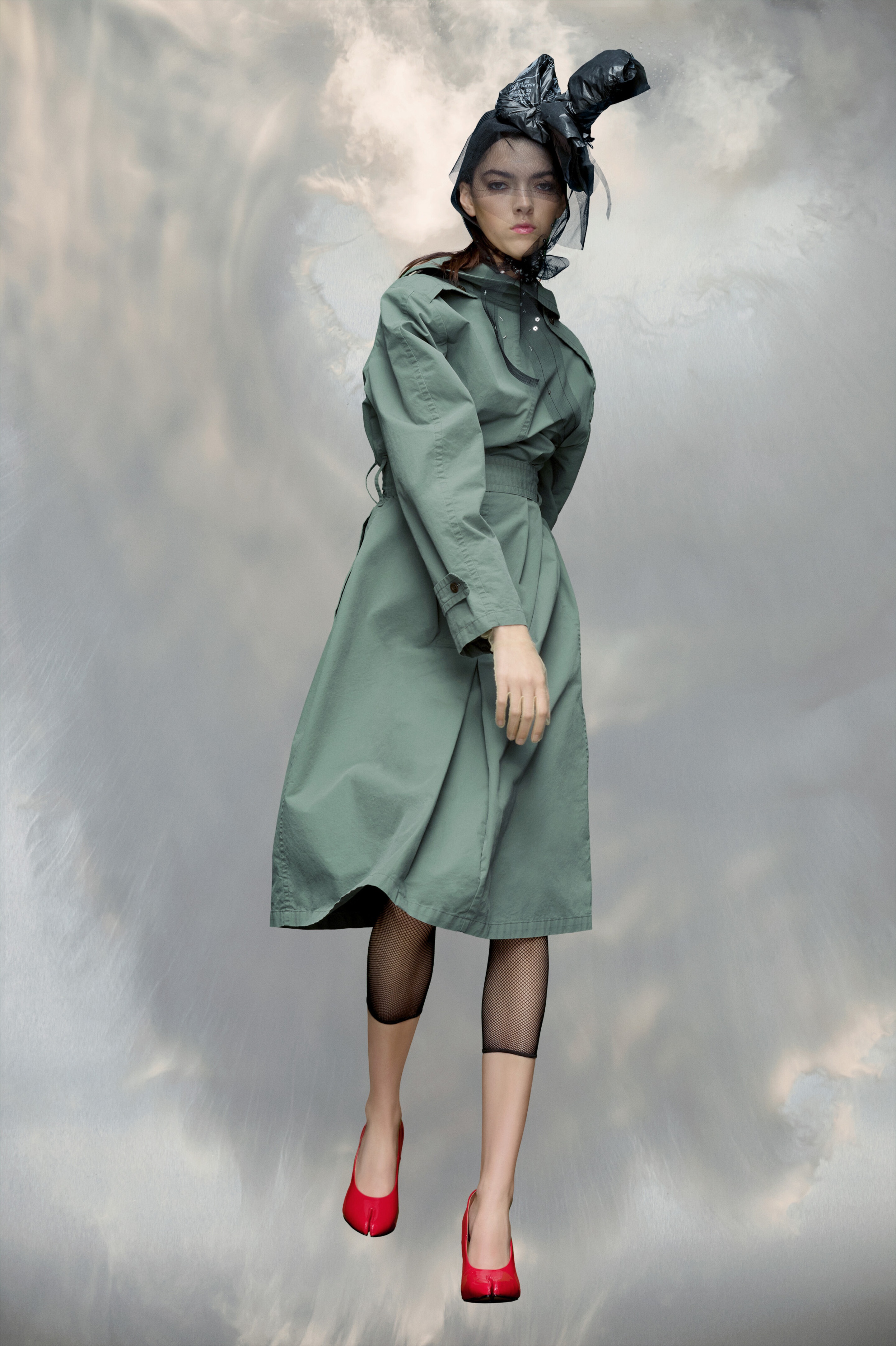 Double-breasted trench coat - 3