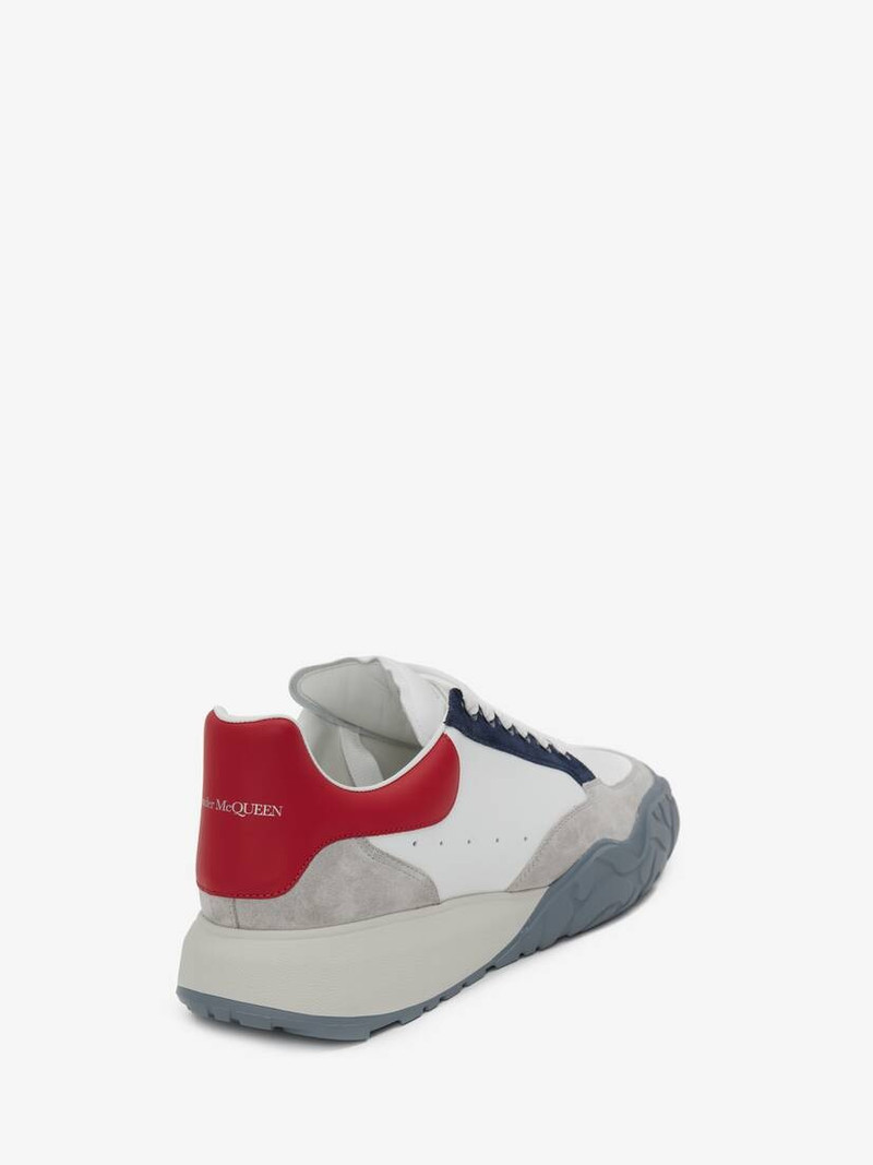 Alexander McQueen Men's Court Trainer in Multicolor outlook