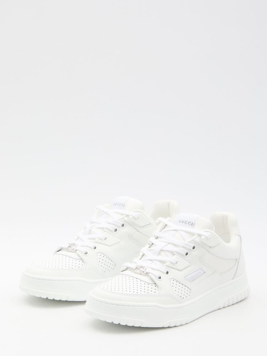 GUCCI LEATHER SNEAKERS - 2