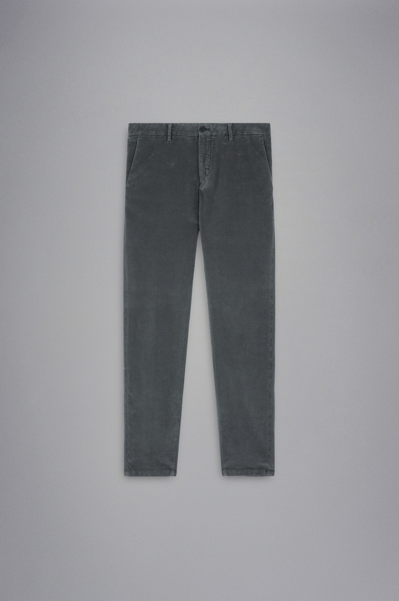 VELVET TWILL CHINO TROUSERS 1