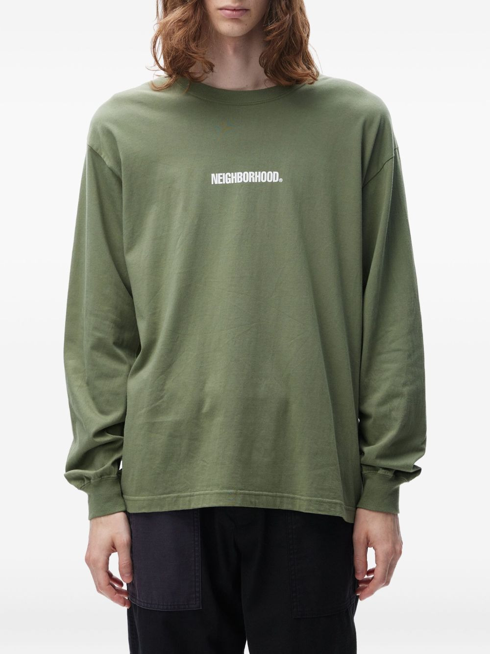 logo-print long-sleeve t-shirt - 2