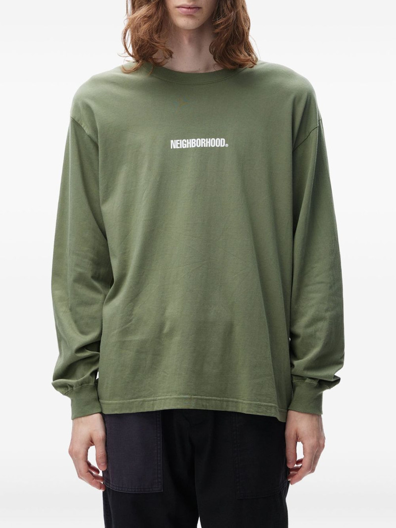 NEIGHBORHOOD logo-print long-sleeve t-shirt outlook