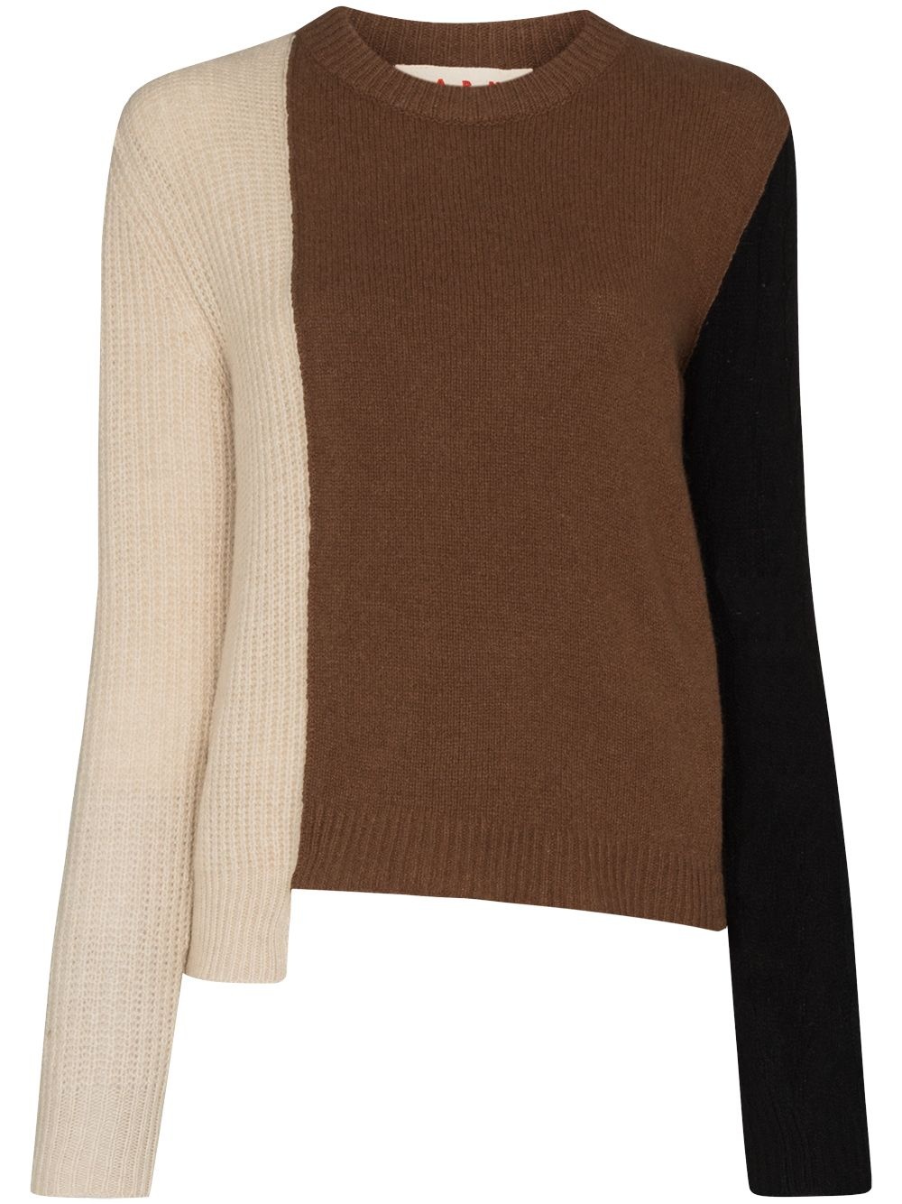 colour-block jumper - 1