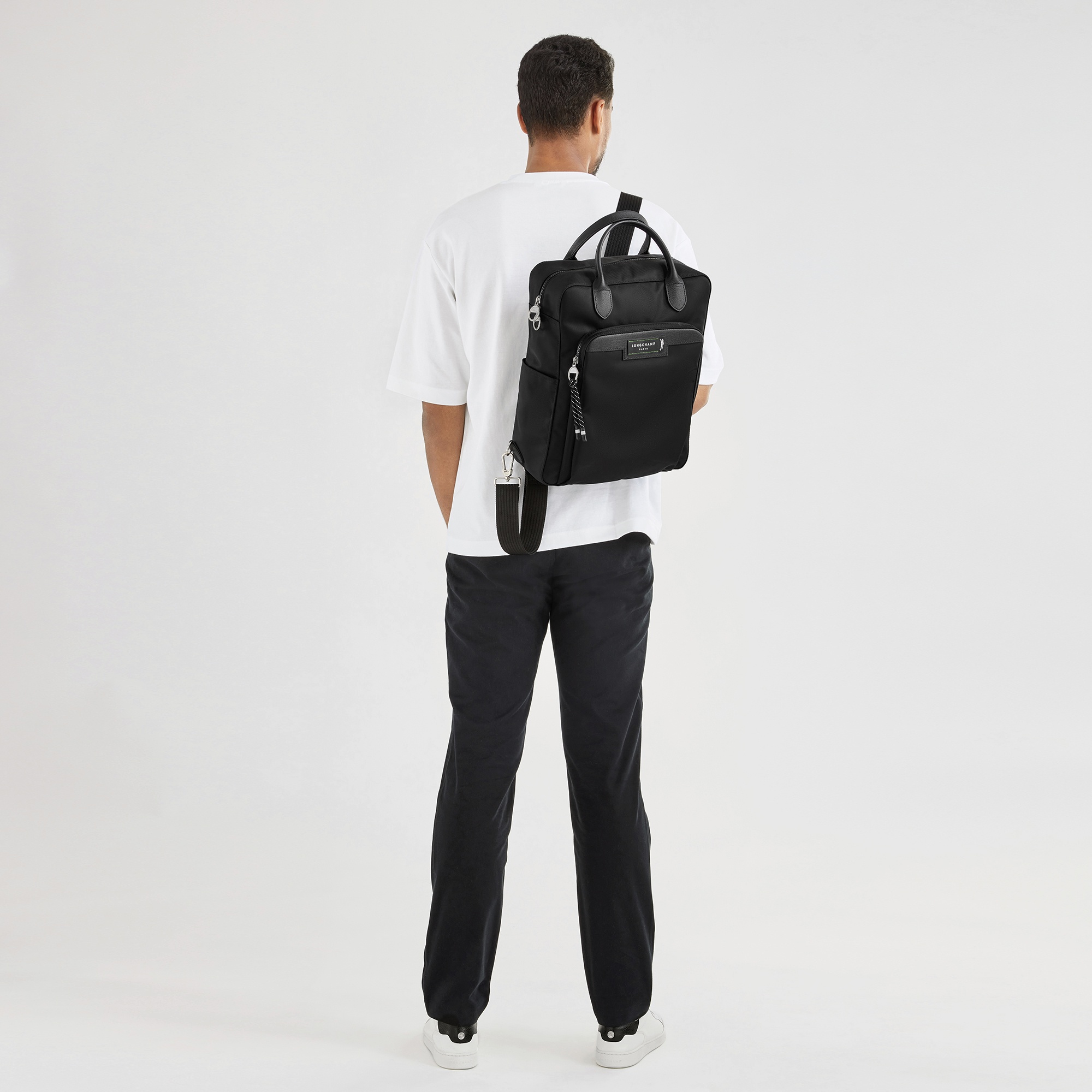 Le Pliage Energy M Backpack Black - Recycled canvas - 2