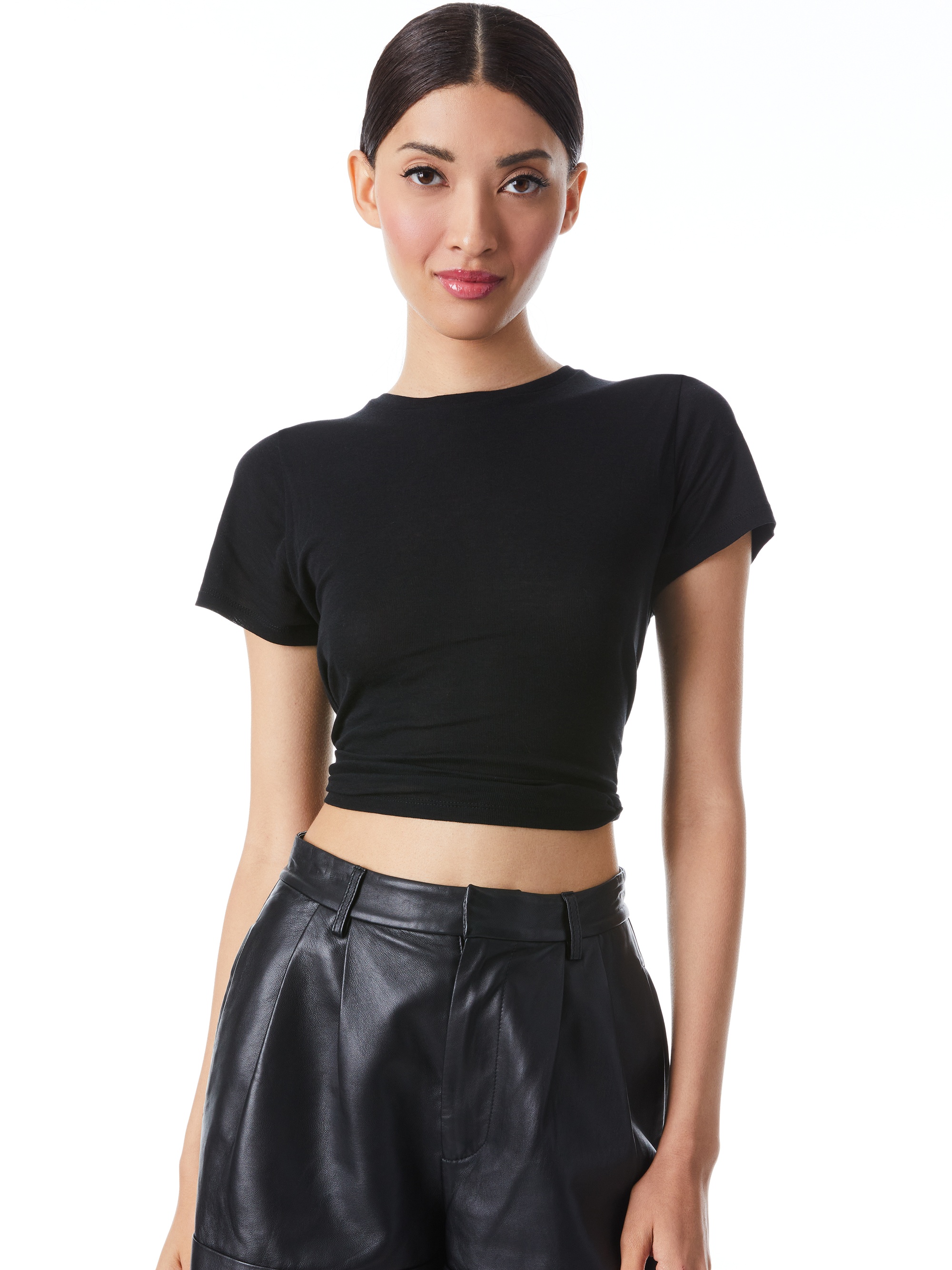 CINDY CLASSIC CROPPED TEE - 2