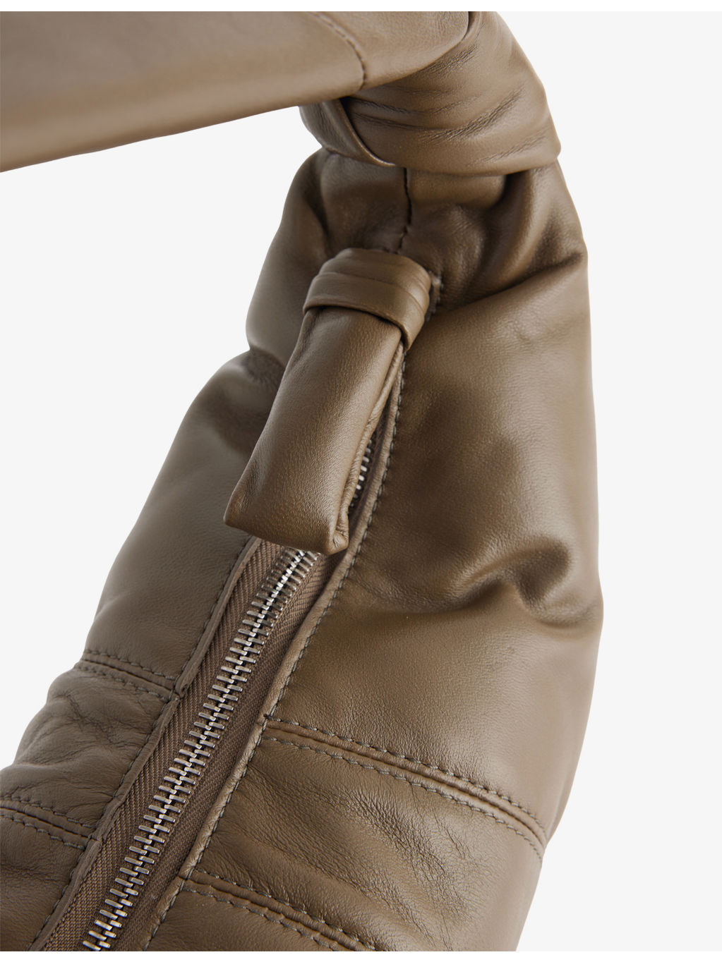 Fortune Croissant Leather Shoulder Bag - 3