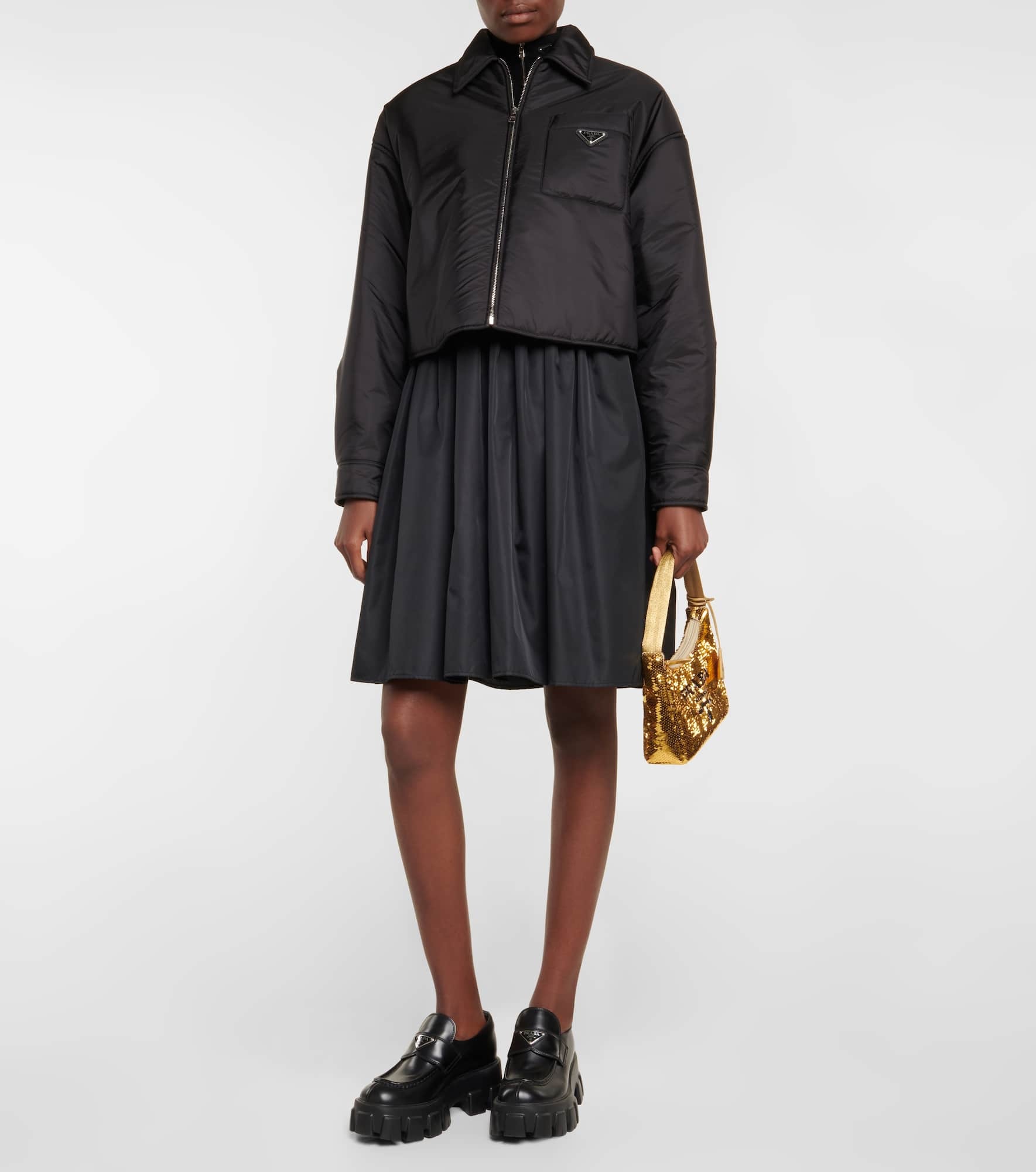 Re-Edition 2000 Mini sequined shoulder bag - 5