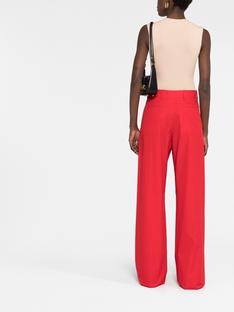 high-waist tailored trousers - 4