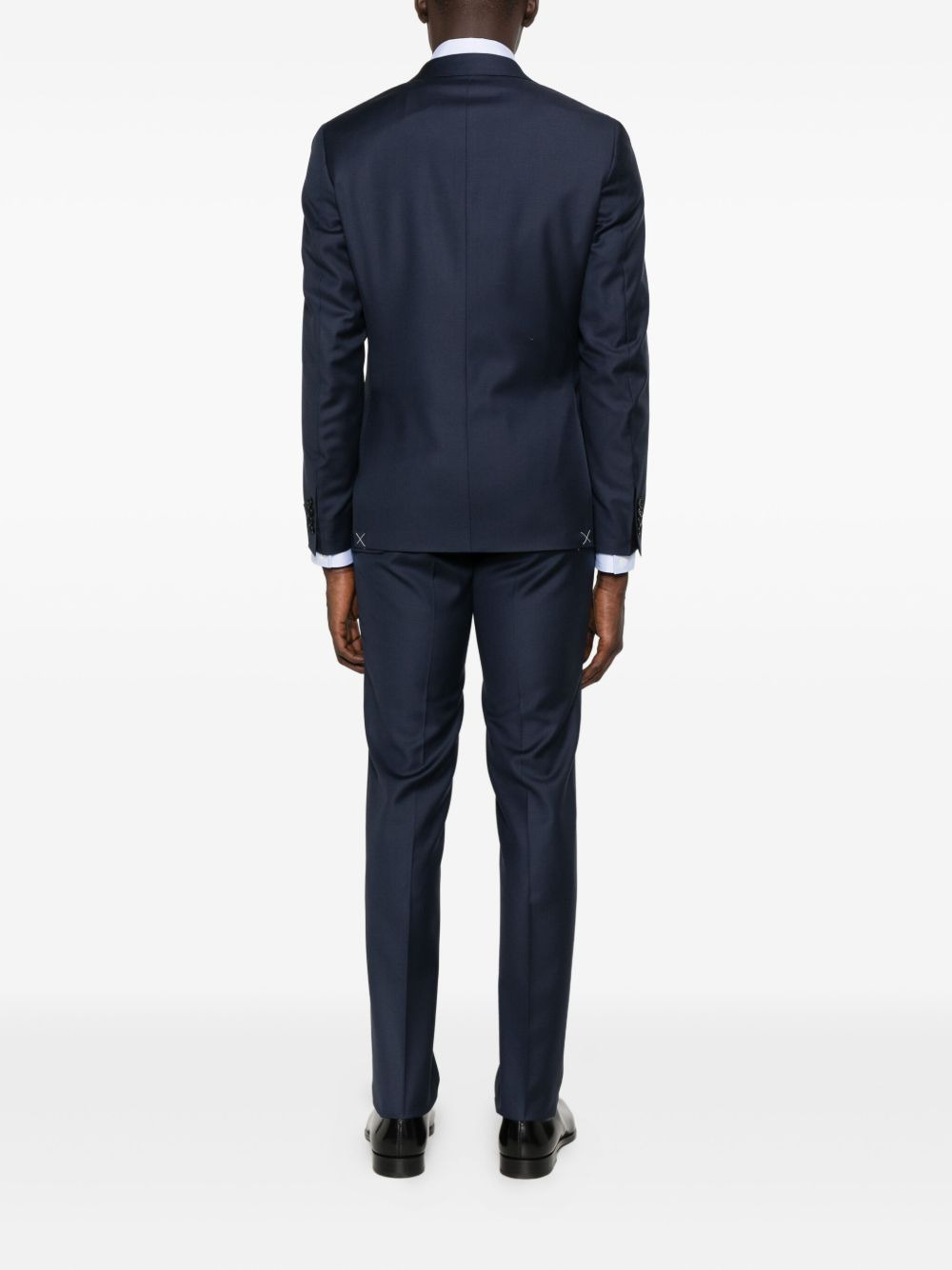 single-breasted wool suit - 3