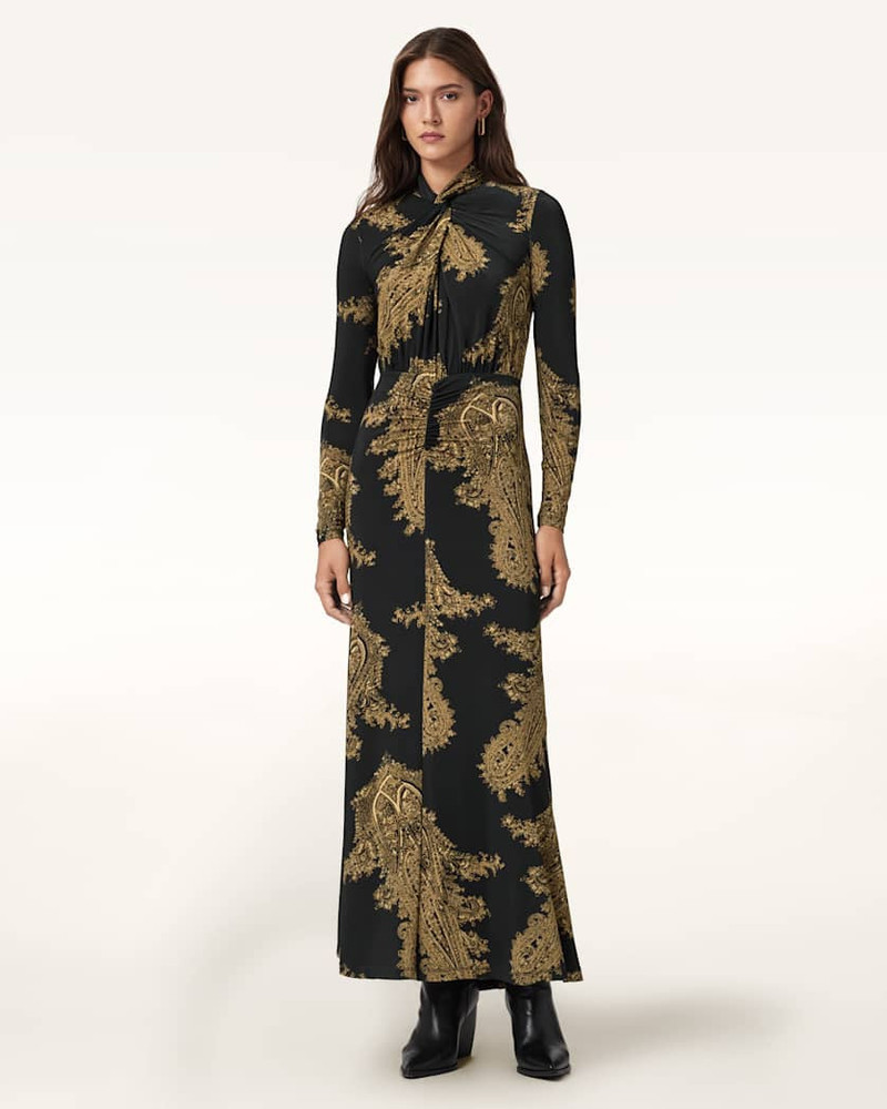 MINA A-LINE MAXI DRESS 5