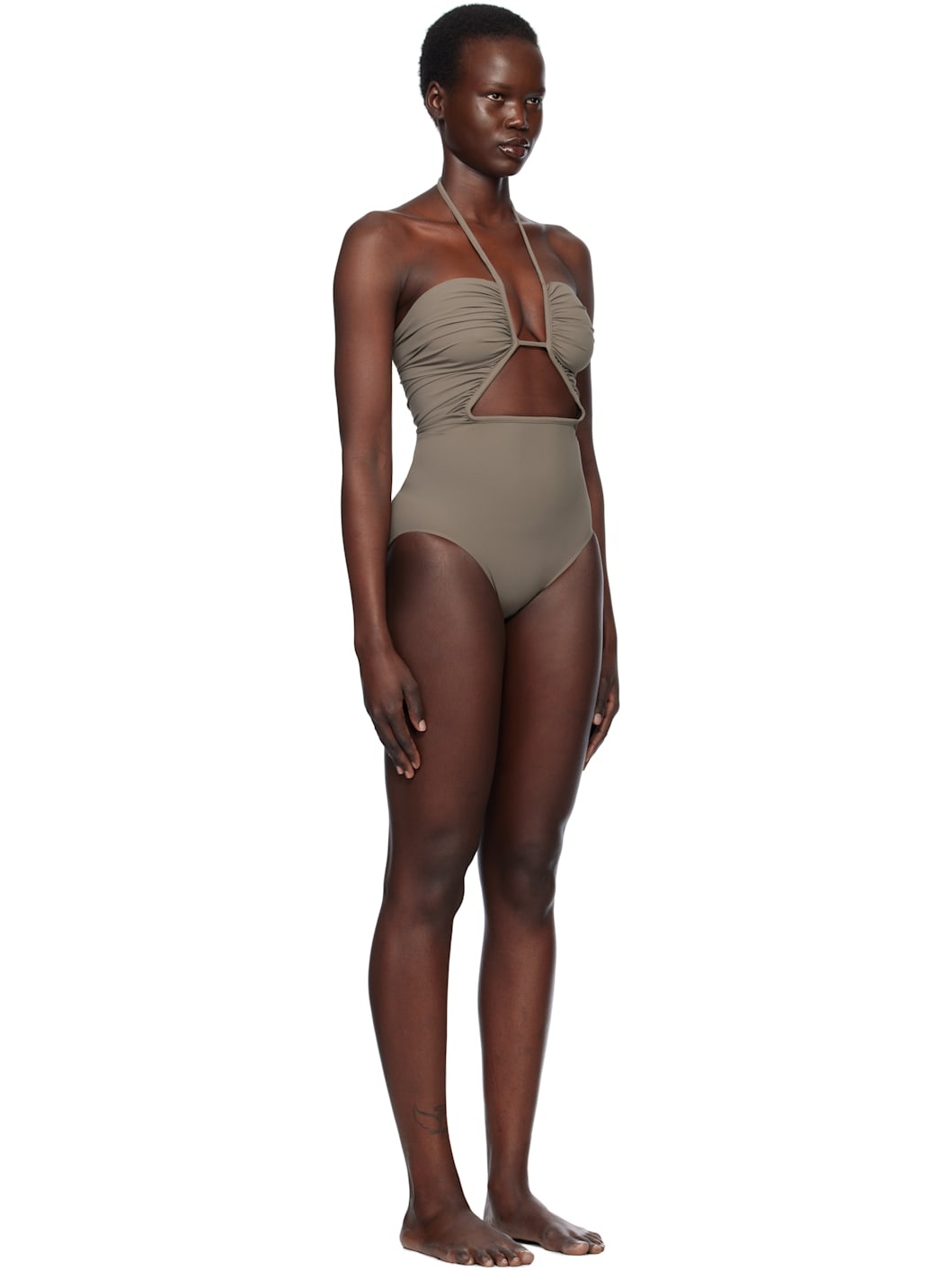 Gray Hollywood Prong Bather Swimsuit - 2