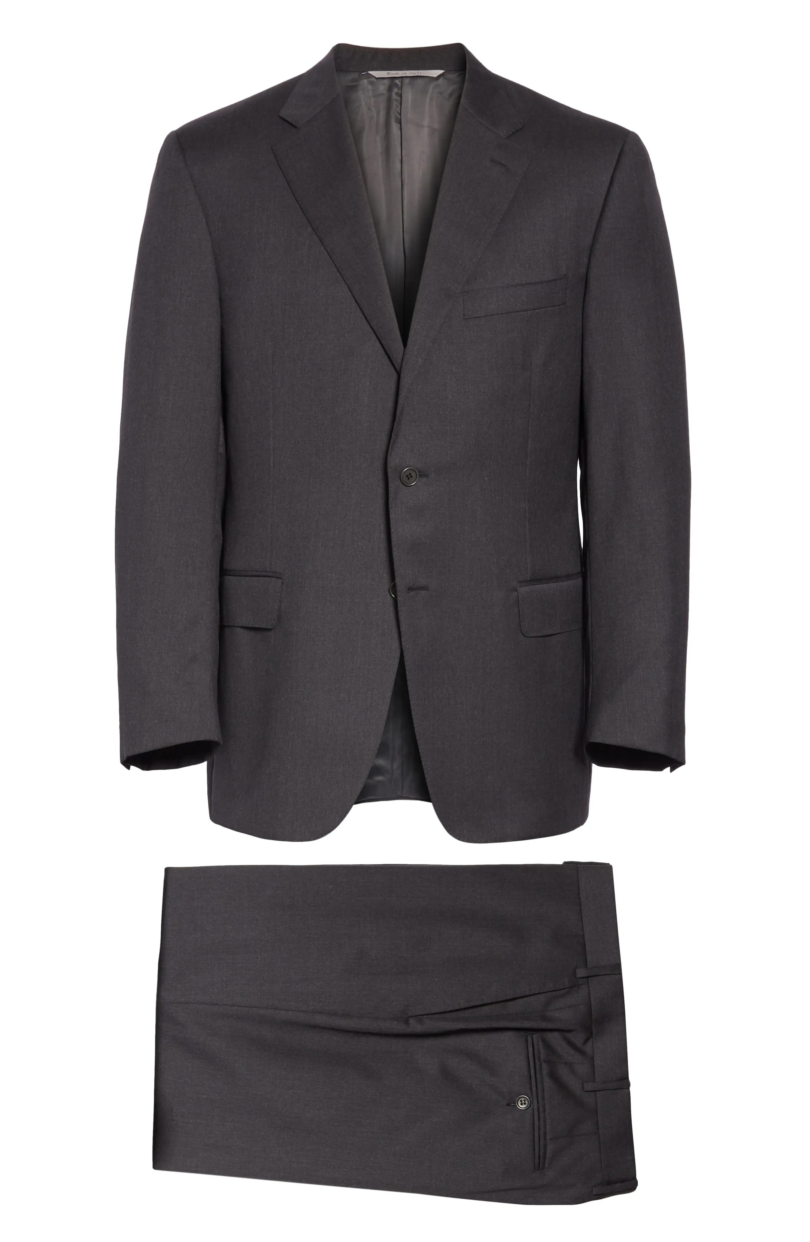 Classic Fit Wool Suit - 8