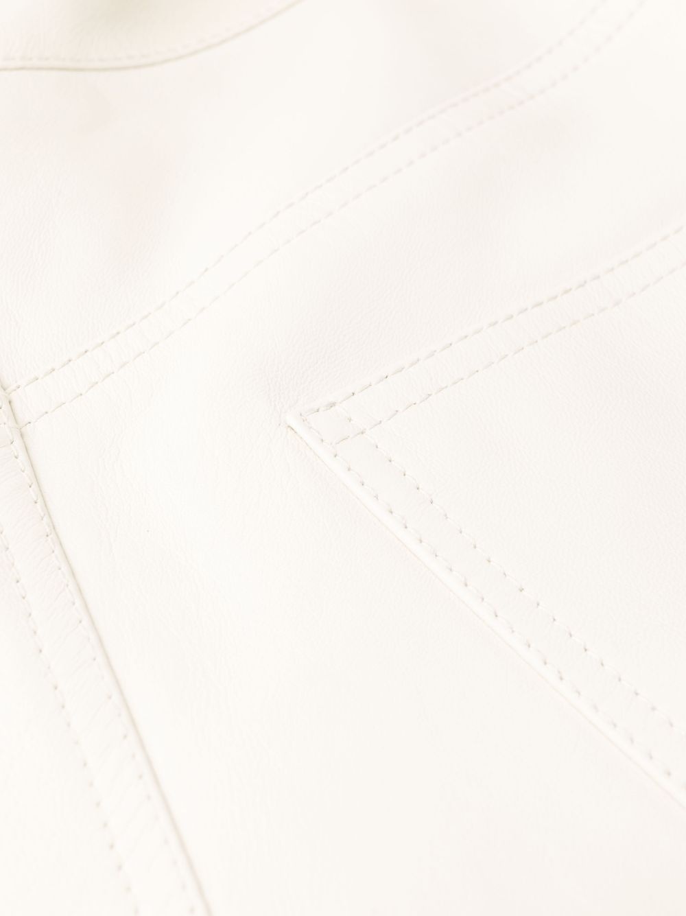 lace-up leather trousers - 6