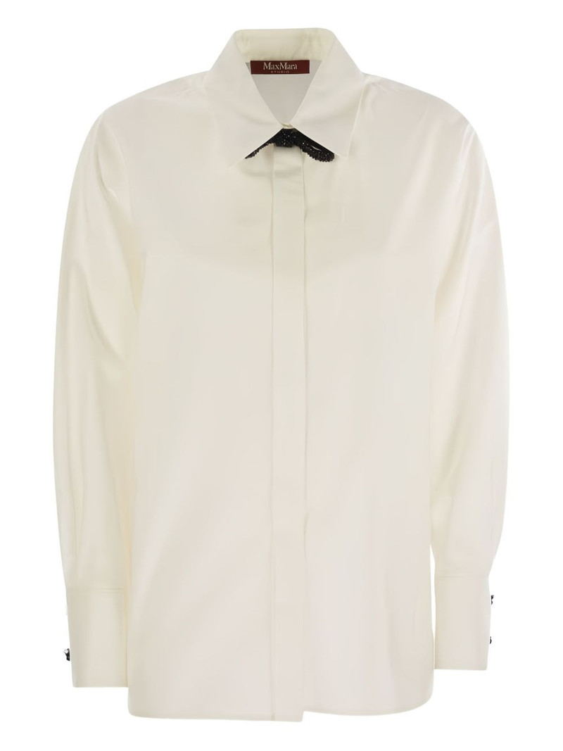 bow-embellishment shirt 1