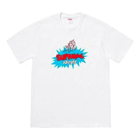 Supreme SS18 Ganesha Tee White Thailand Printing Short Sleeve Unisex SUP-SS18-502 - 1