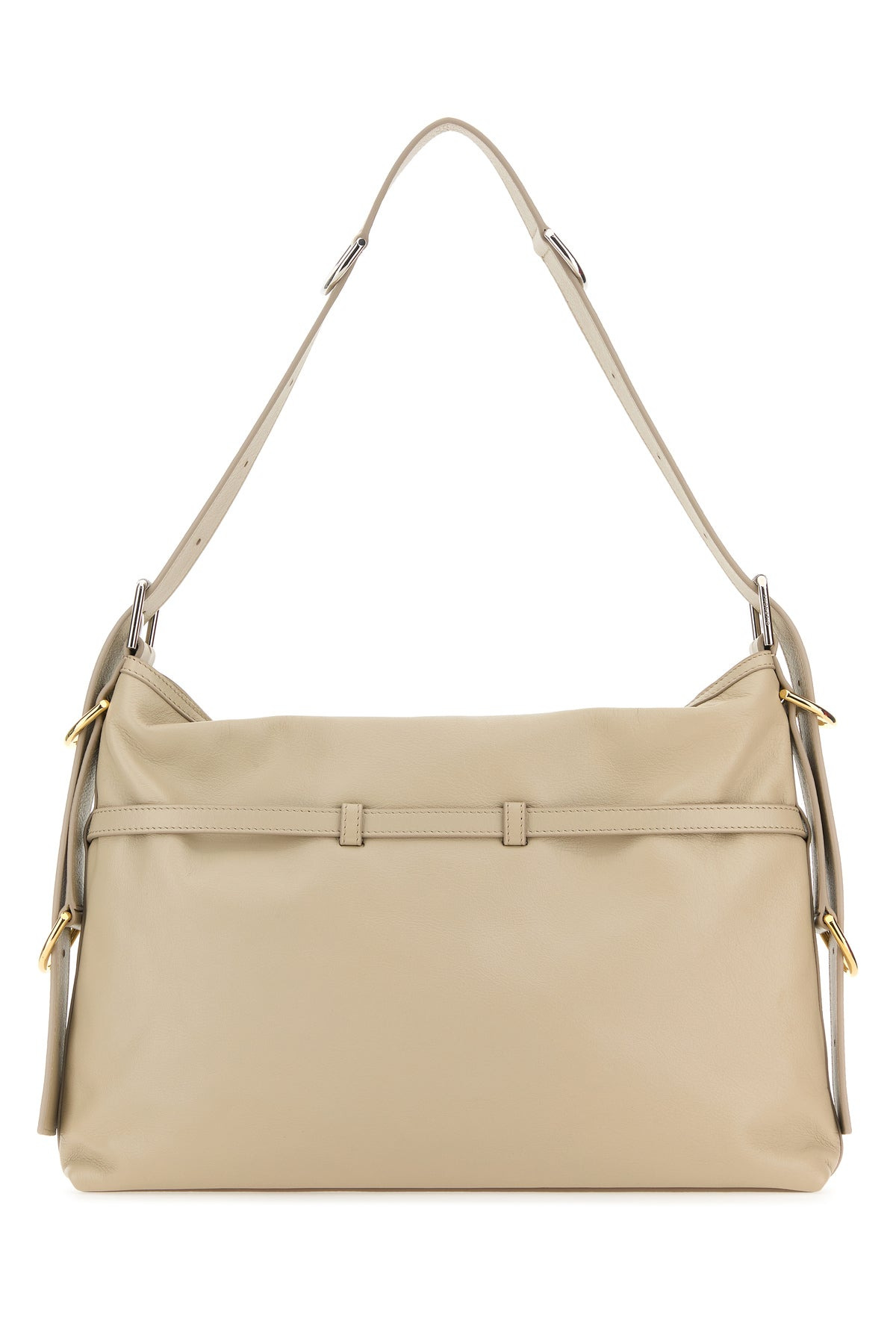 Sand leather medium Voyou shoulder bag - 3