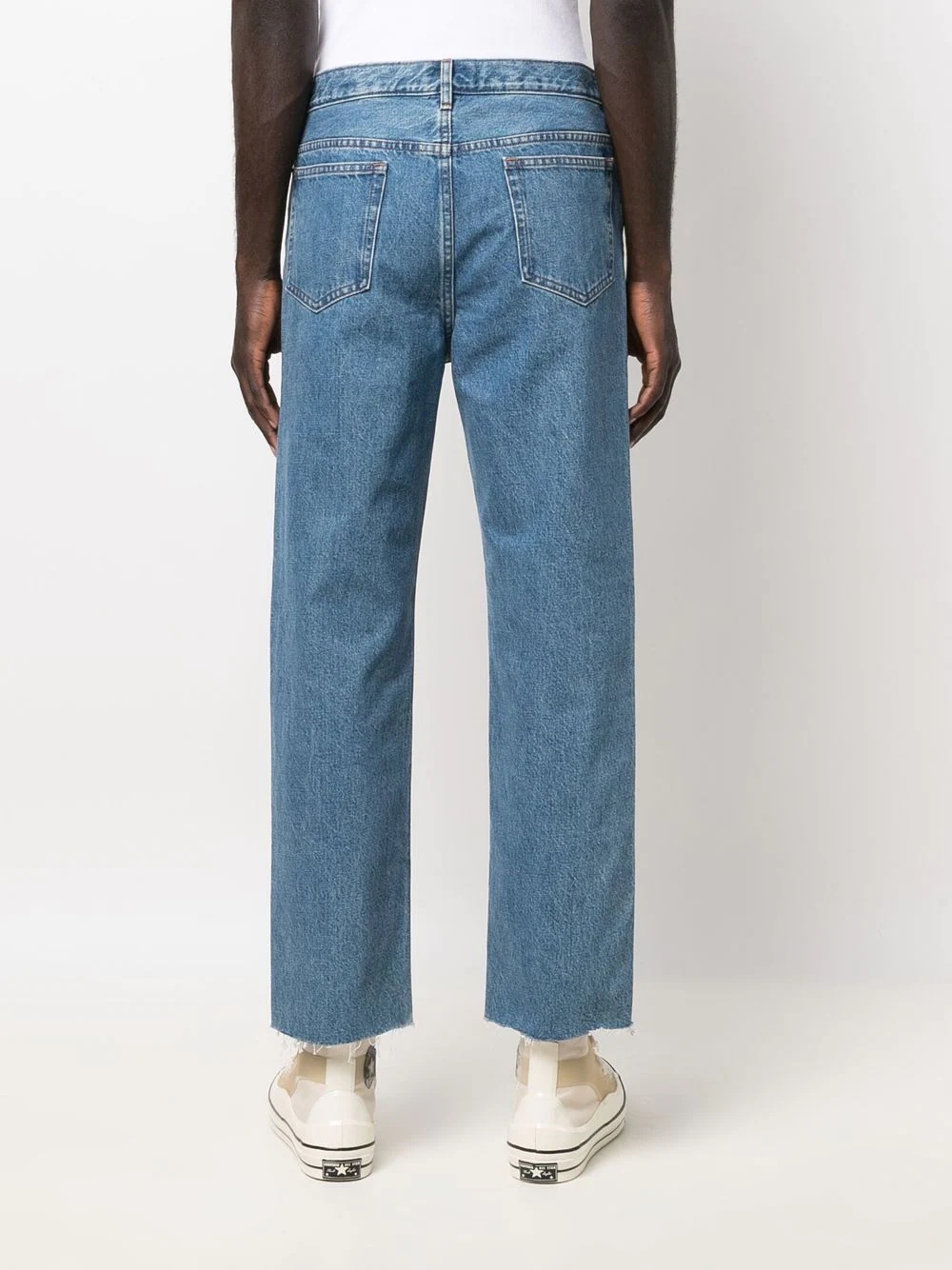 mid-rise straight-leg jeans - 4