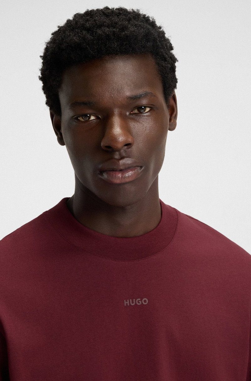RELAXED-FIT T-SHIRT IN COTTON WITH LOGO PRINT 3