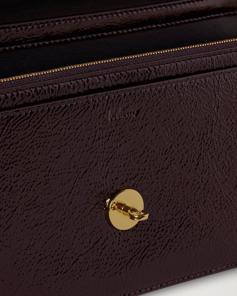 Darley Clutch Deep Aubergine Patent 4