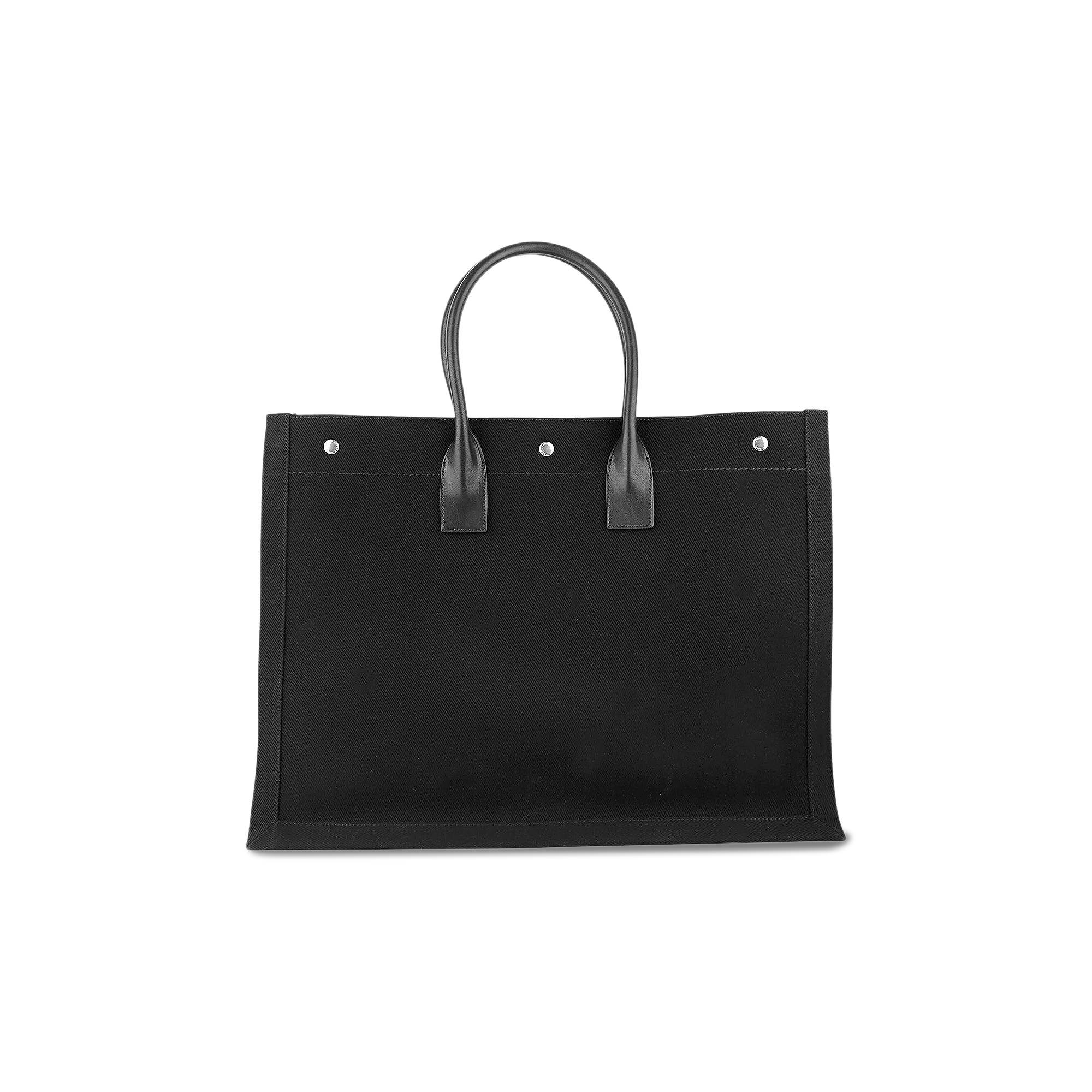 Saint Laurent Rive Gauche Tote Bag 'Black/White' - 2
