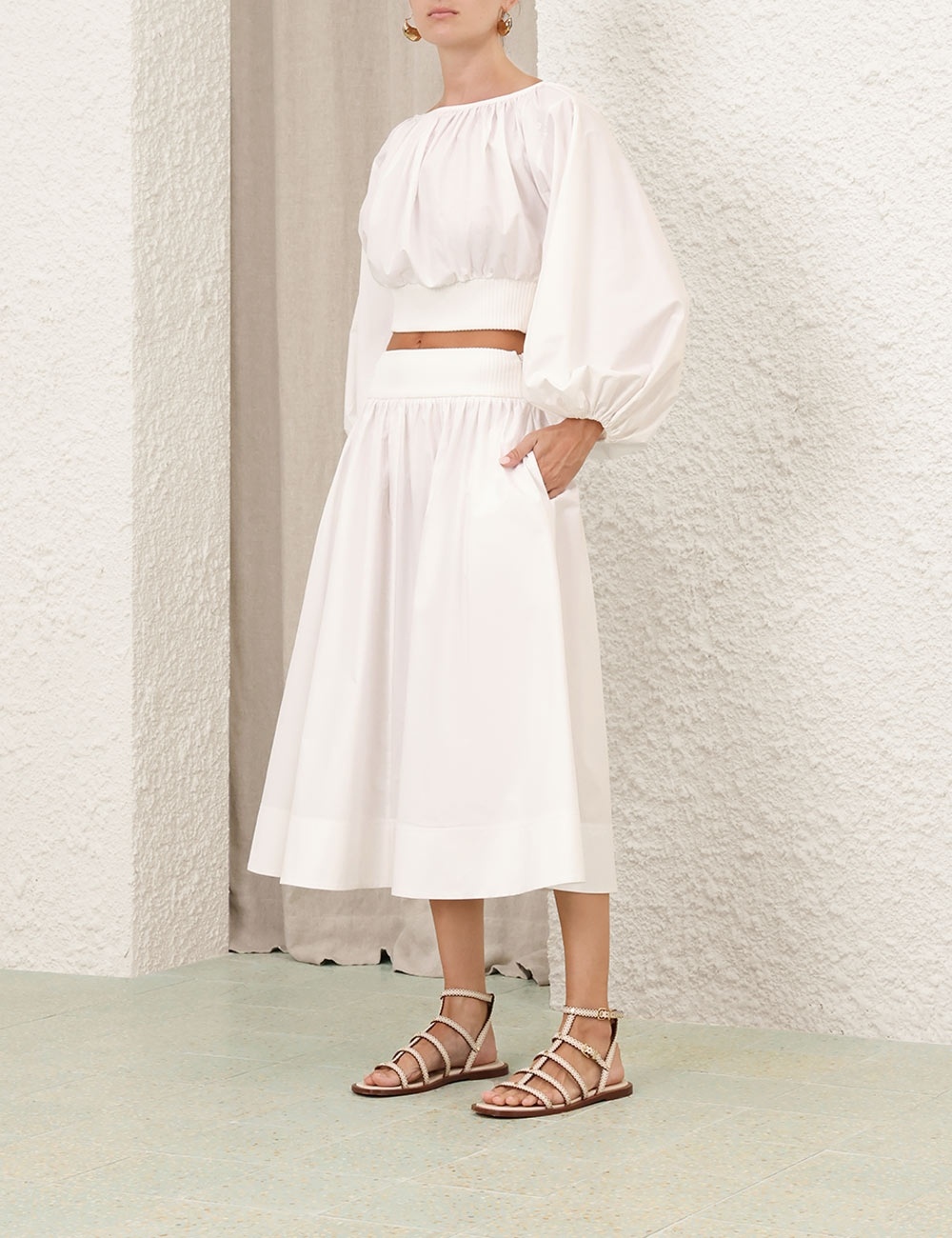 POPLIN SKIRT - 3