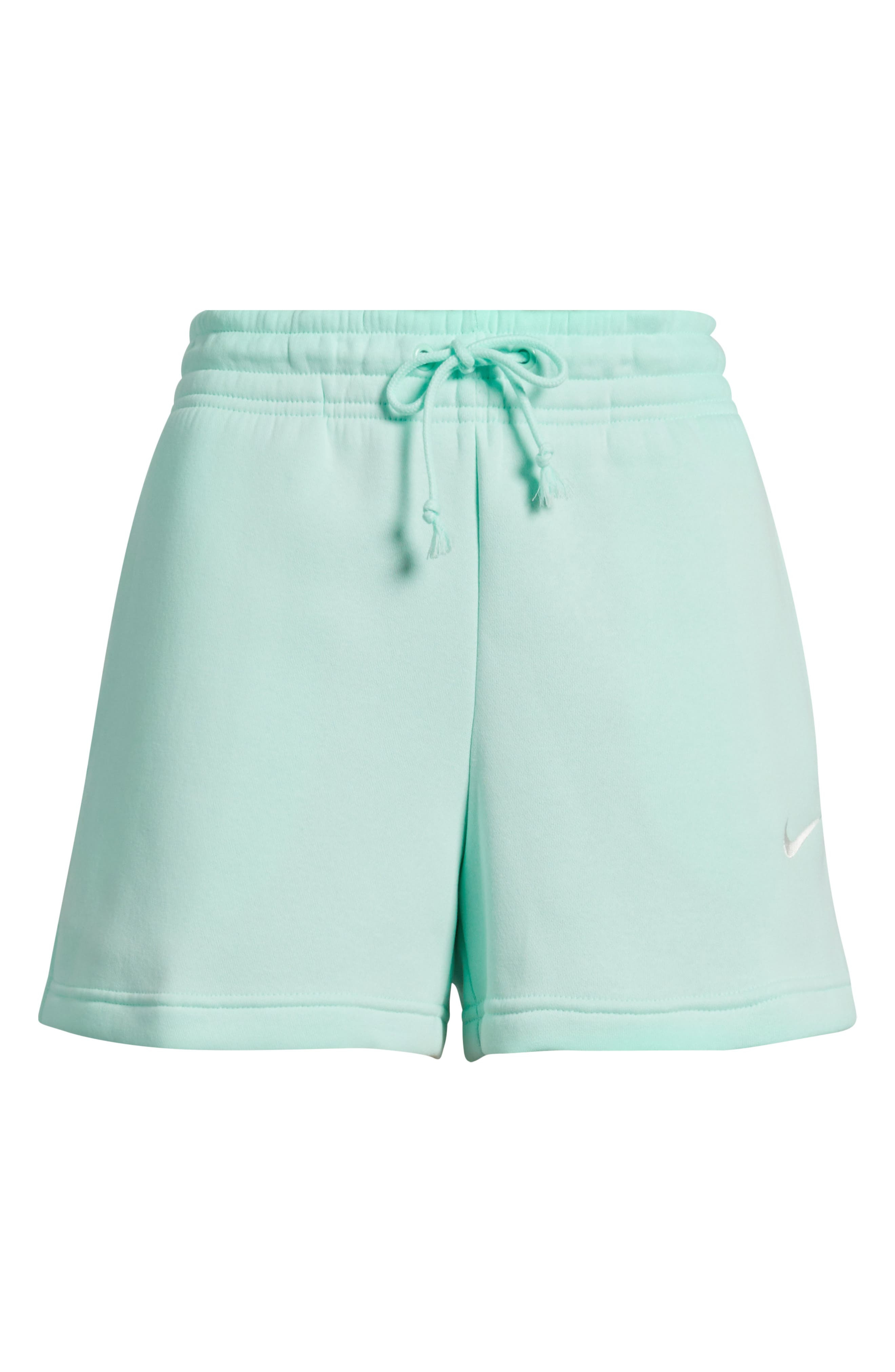 Nike Sportswear Phoenix Fleece Mid-Rise 4-Inch Shorts in Mint Foam/Sail at Nordstrom - 5