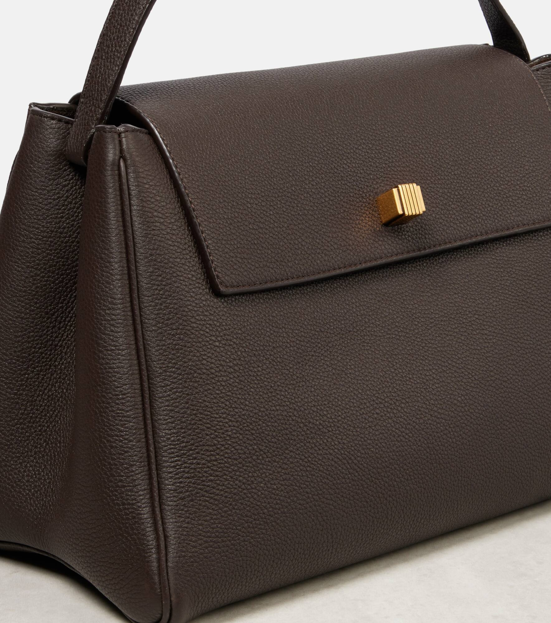 Audrey leather tote bag - 6