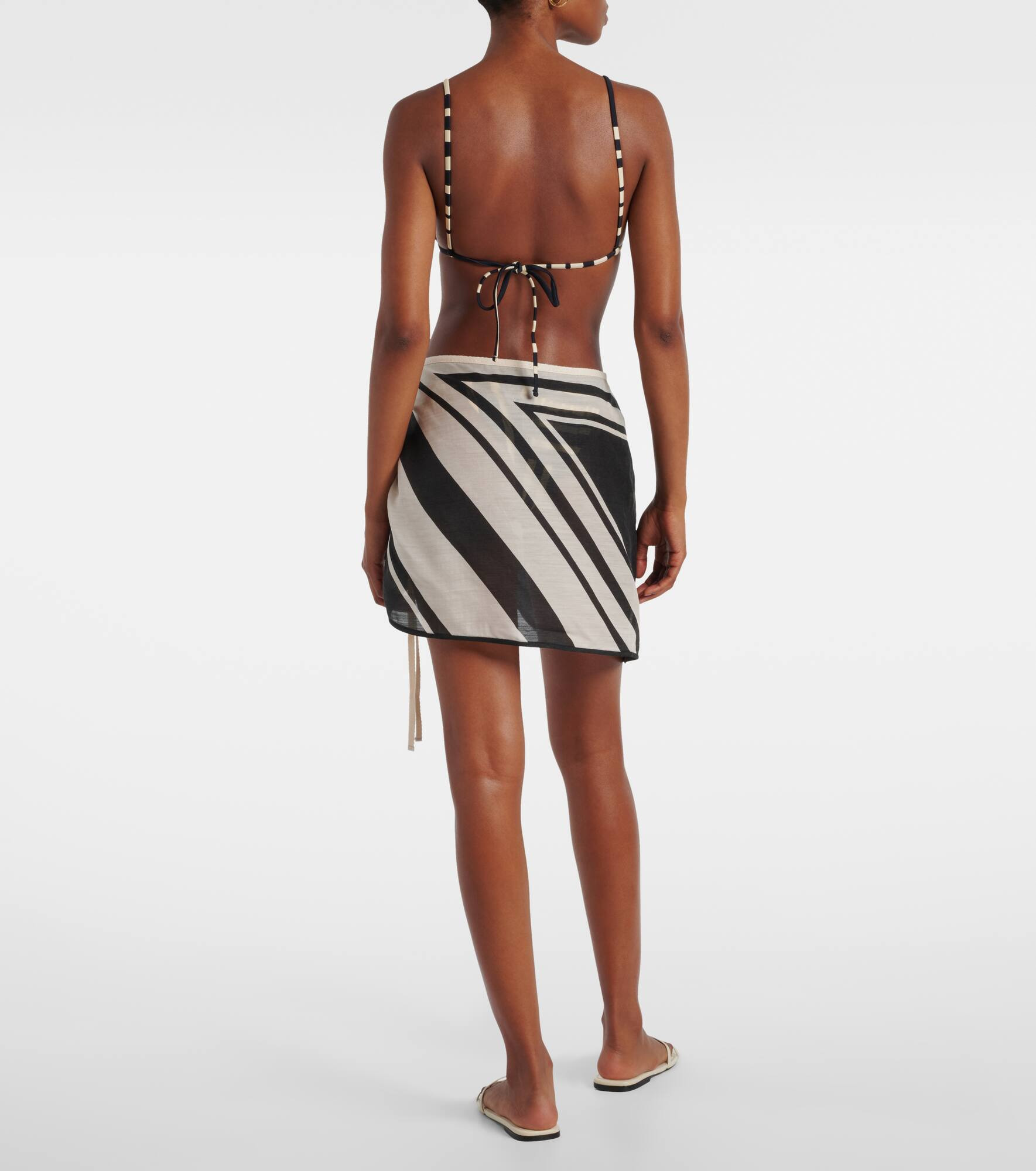 Pietra wool, silk, and cotton beach cover-up - 3