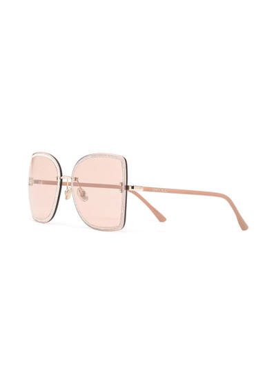 JIMMY CHOO Leti oversized sunglasses outlook