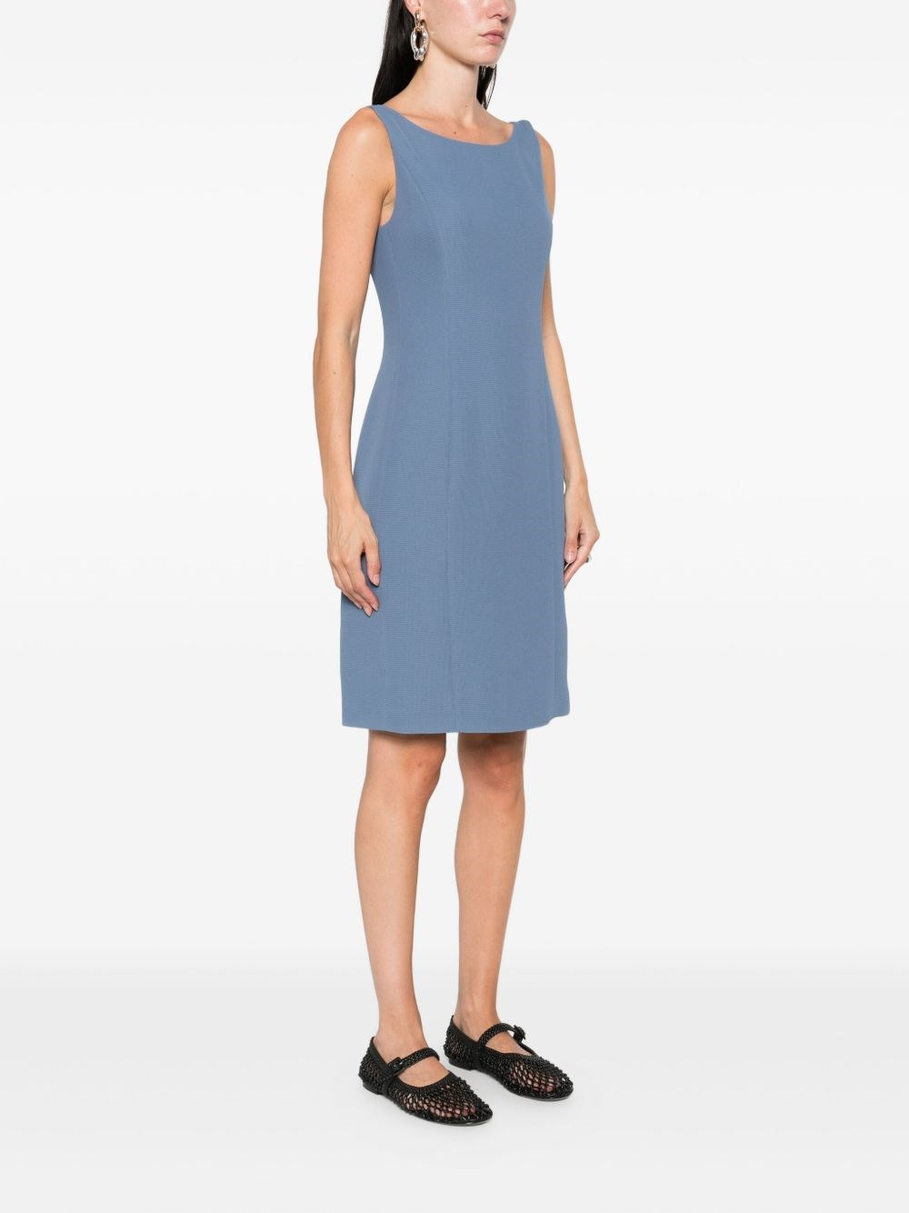 Sleeveless mini dress - 5