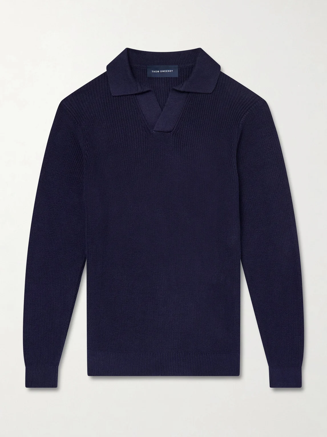 Cotton Polo Sweater - 1