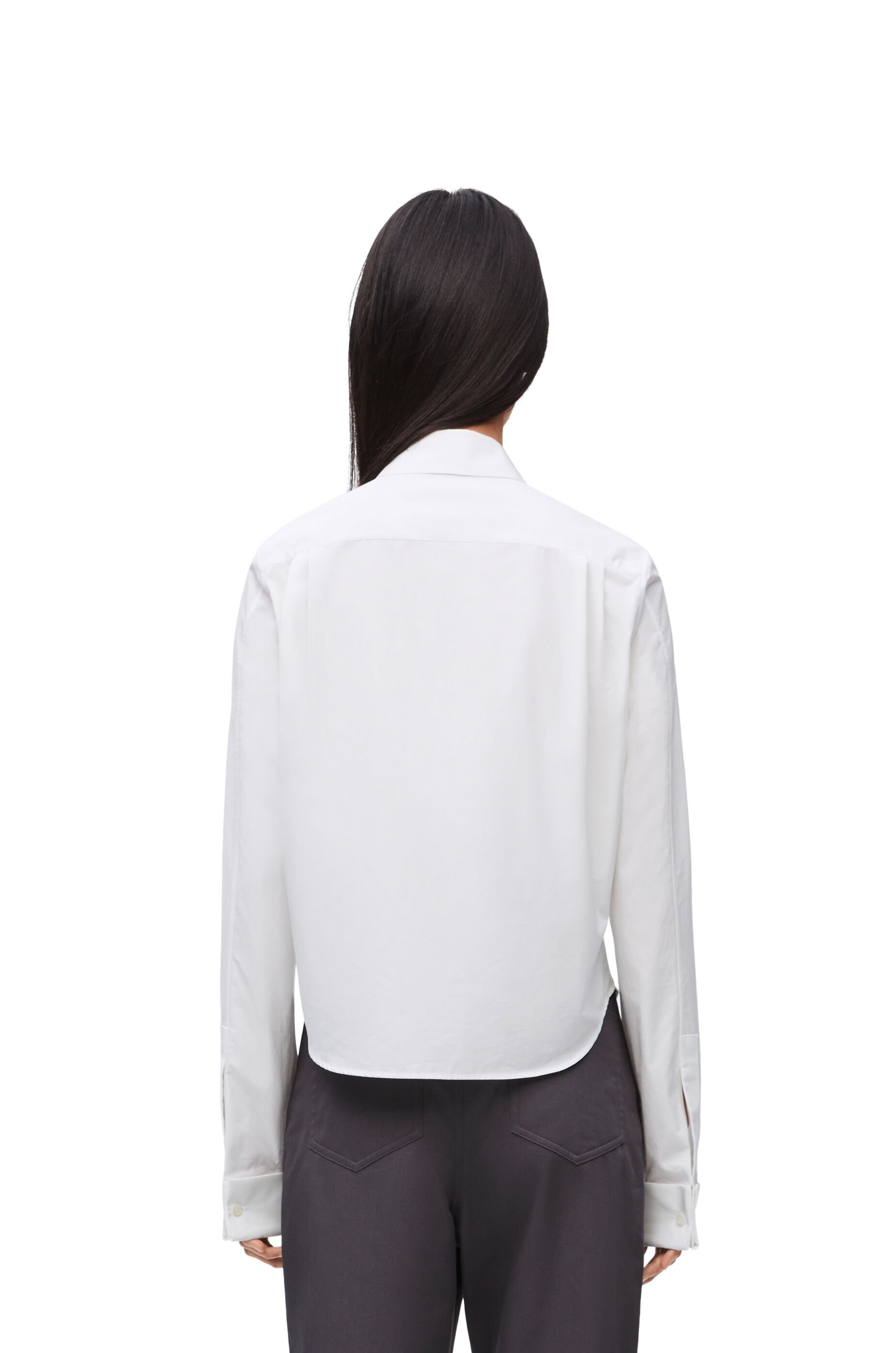 Pleated shirt in cotton - 4