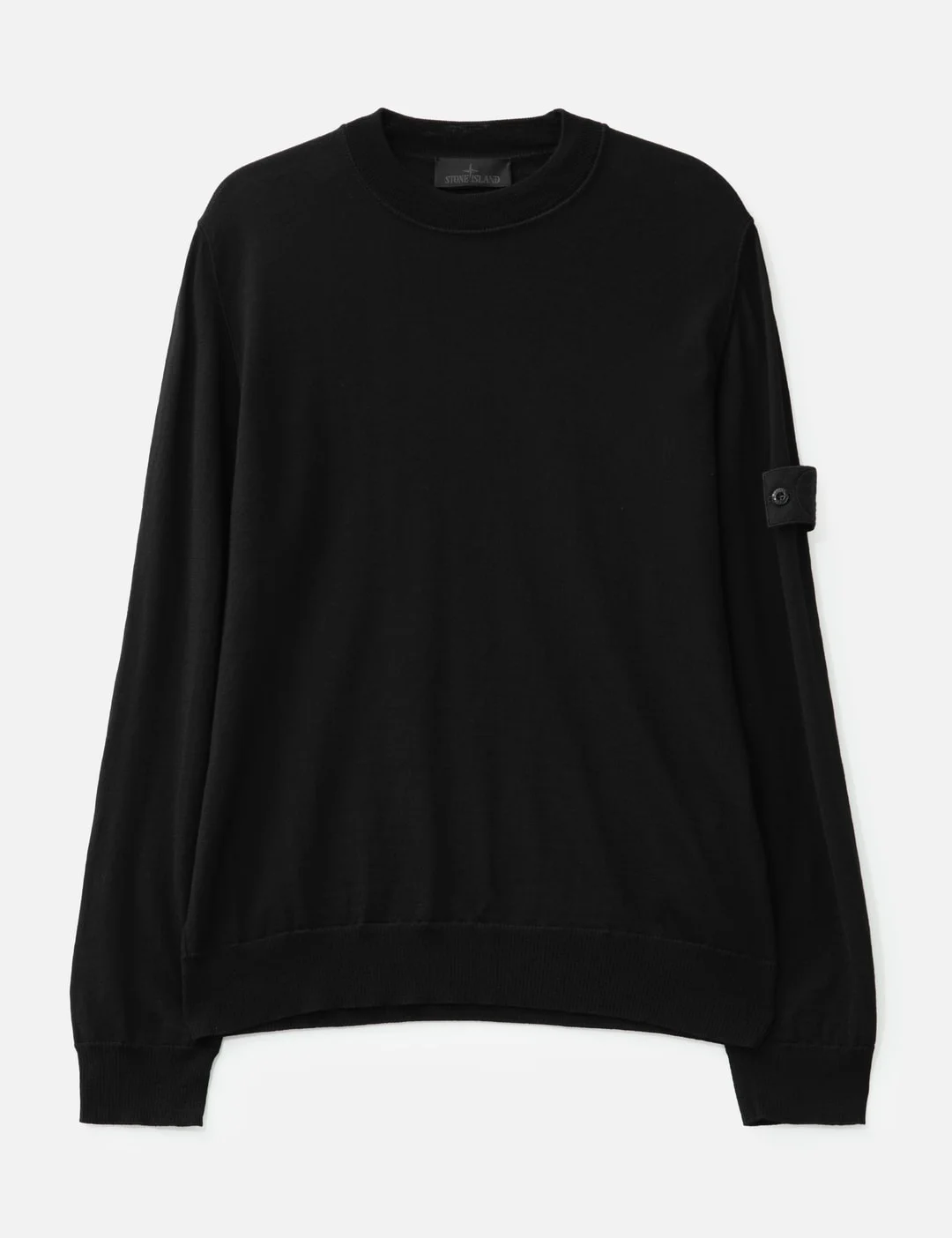 PURE LIGHT RWS WOOL_STONE ISLAND GHOST KNIT CREWNECK JUMPER - 1