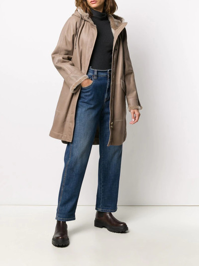 Brunello Cucinelli shearling-lined park coat outlook