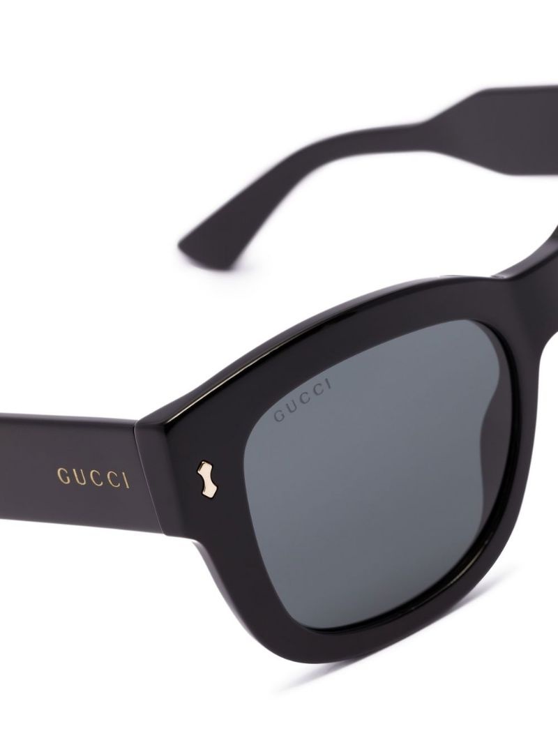 rectangle-frame branded sunglasses - 3