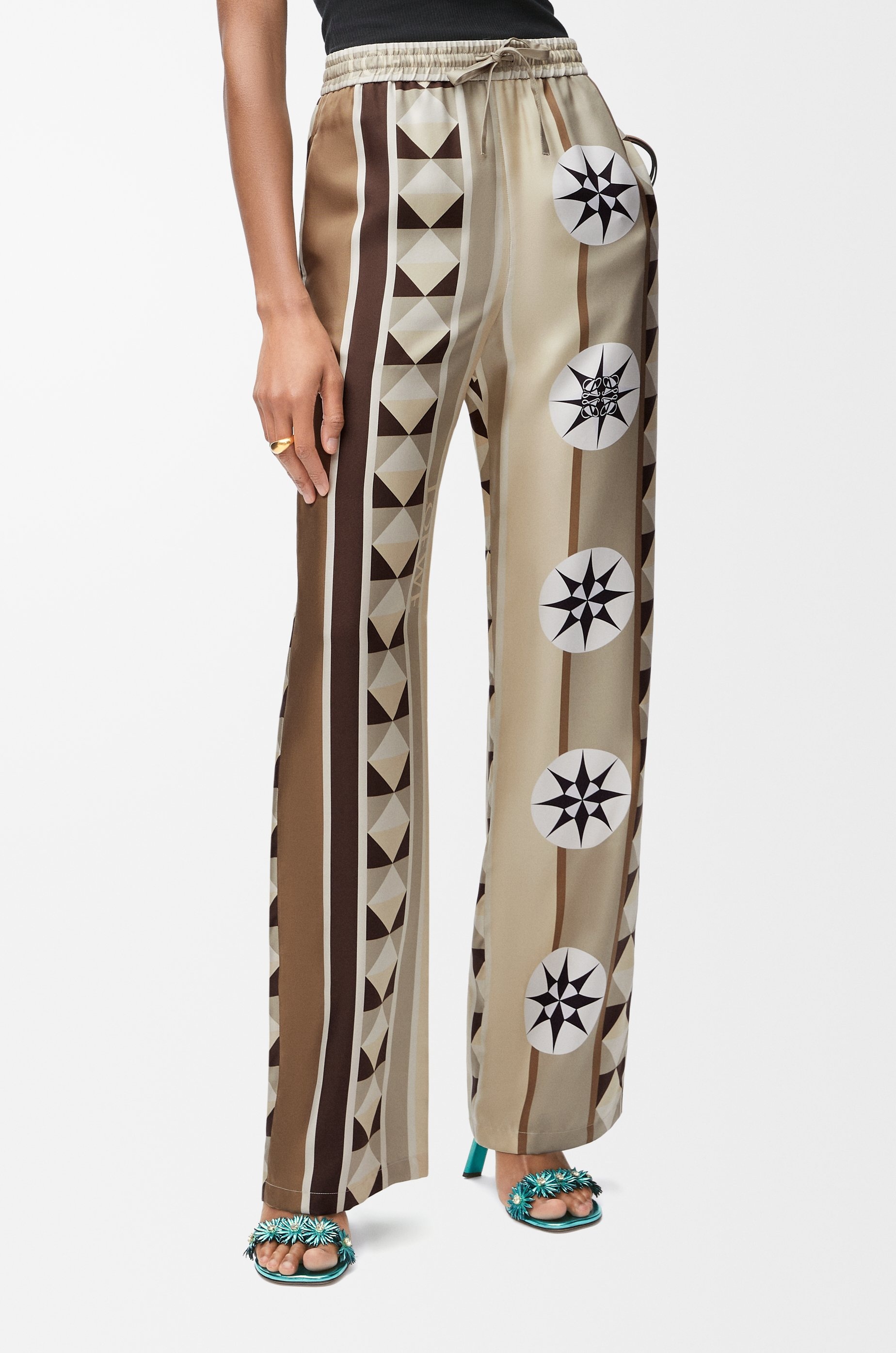 Pyjama trousers in silk - 3