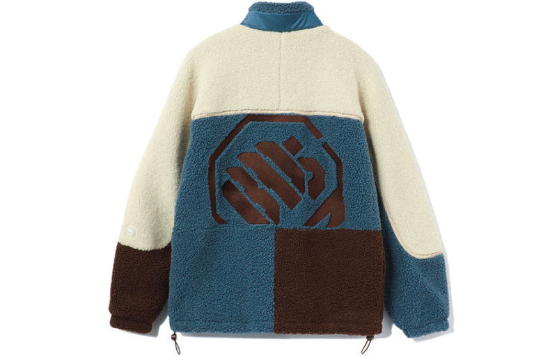 Li-Ning Li-Ning x BADFIVE Warm Padded Pocket Jacket 'White Teal' AFDR703-1 outlook