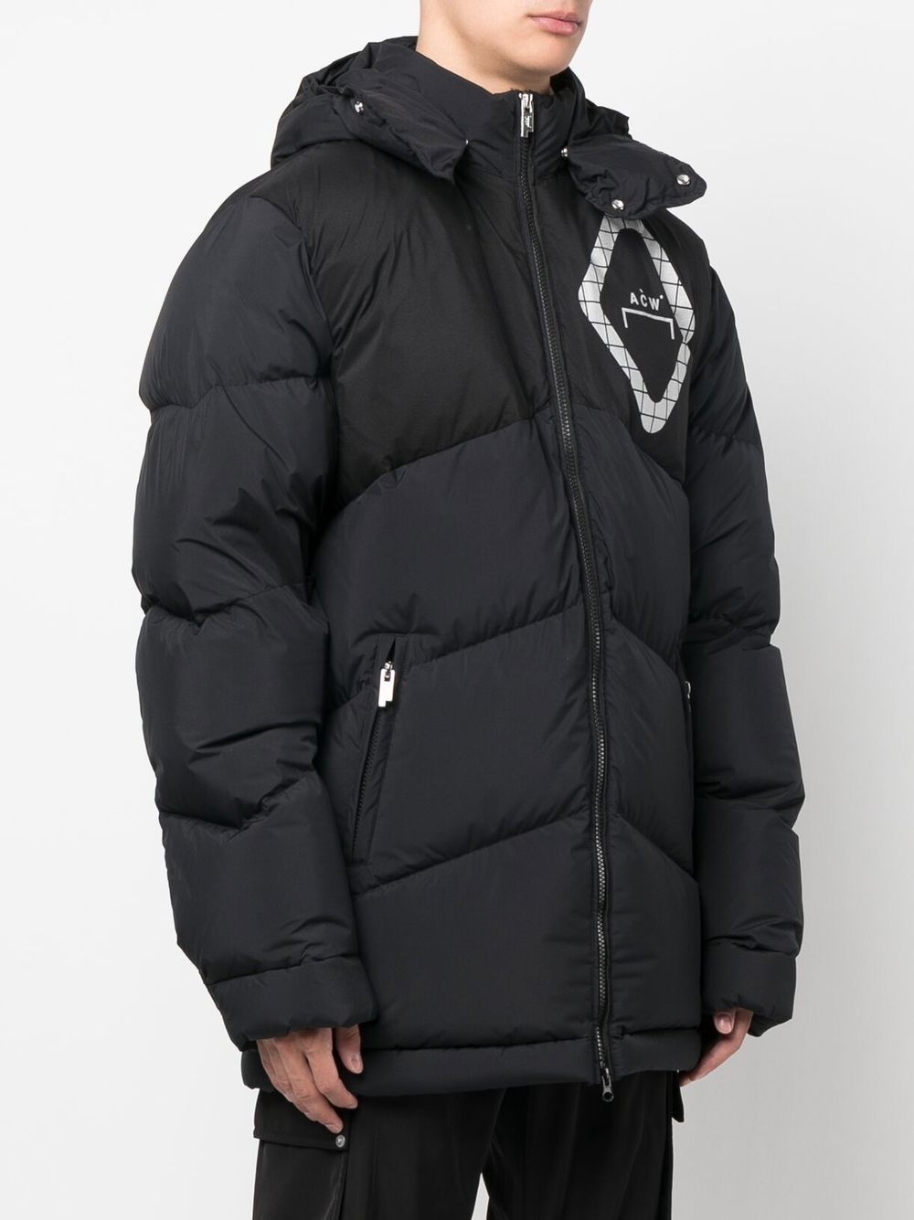 hooded padded jacket - 3